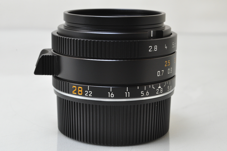 MINT]Leica Elmarit M 28mm F/2.8 ASPH E39 6bit 11606 Lens in Black